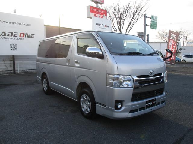 ハイエースバン ロングDX 5ドア 4WDディーゼルターボ モデリスタフロントスポイラー TVナビ バックカメラ ETC(4枚目)