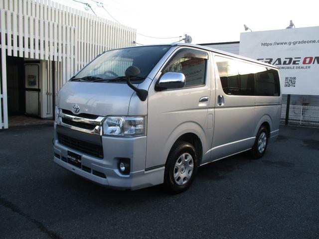 ハイエースバン ロングDX 5ドア 4WDディーゼルターボ モデリスタフロントスポイラー TVナビ バックカメラ ETC(10枚目)