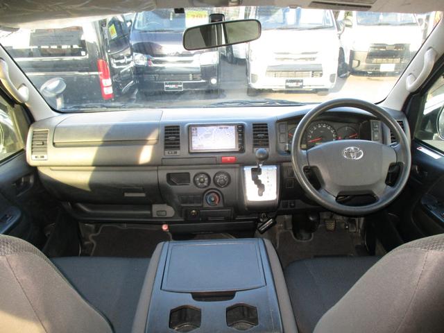 ハイエースバン ロングDX 5ドア 4WDディーゼルターボ モデリスタフロントスポイラー TVナビ バックカメラ ETC(17枚目)