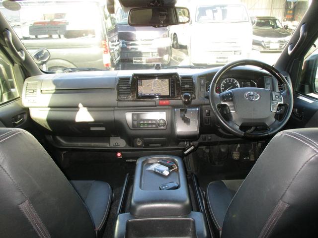 ハイエースバン スーパーGL ダークプライムII 4WDディーゼルターボ セーフティーセンス LEDヘッドライト プッシュスタート TVナビ バックカメラ ETC ドライブレコーダー リアエアコンリアヒーター 電動格納ミラー フォグライト(16枚目)