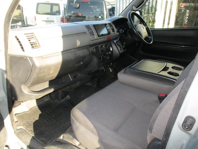 ハイエースバン ロングDX 4WDディーゼルターボ 全塗装済車 オリジナルカスタム仕様 フェイスチェンジ ラプター風塗装 リアヒーター 社外アルミ ホワイトレタータイヤ 社外ナビ バックカメラ ETC ドライブレコーダー(26枚目)