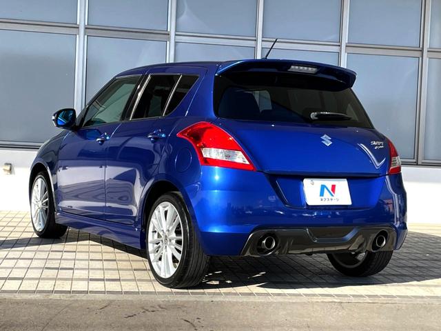 スイフトスポーツ ベースグレード　禁煙車　ＭＴ車　スマートキー　ＨＩＤヘッドライト　ビルトインＥＴＣ　クルコン　オートライト　オートエアコン　純正１７インチアルミ　ＣＤ　盗難防止装置　プライバシーガラス（44枚目）