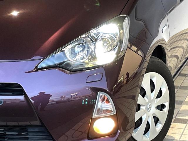 アクア S 禁煙車 純正SDナビ バックカメラ LEDヘッドライト オートエアコン Bluetooth CD 地デジ ワンセグ スマートキー シートヒーター 盗難防止装置 プライバシーガラス(12枚目)