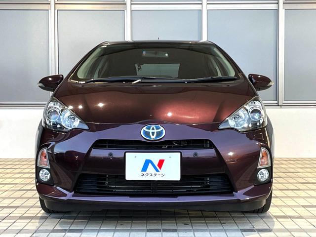 アクア S 禁煙車 純正SDナビ バックカメラ LEDヘッドライト オートエアコン Bluetooth CD 地デジ ワンセグ スマートキー シートヒーター 盗難防止装置 プライバシーガラス(14枚目)