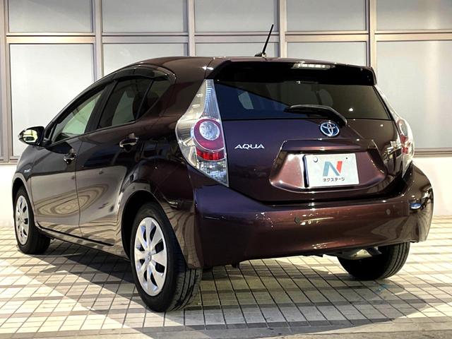 アクア S 禁煙車 純正SDナビ バックカメラ LEDヘッドライト オートエアコン Bluetooth CD 地デジ ワンセグ スマートキー シートヒーター 盗難防止装置 プライバシーガラス(23枚目)