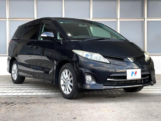 エスティマ アエラス 禁煙車 4WD 電動スライドドア SDナビ バックカメラ 寒冷地仕様 スマートキー HIDヘッド ビルトインETC クルコン 純正17インチアルミ オートライト デュアルエアコン リアエアコン(16枚目)