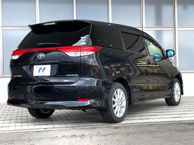 エスティマ アエラス 禁煙車 4WD 電動スライドドア SDナビ バックカメラ 寒冷地仕様 スマートキー HIDヘッド ビルトインETC クルコン 純正17インチアルミ オートライト デュアルエアコン リアエアコン(17枚目)