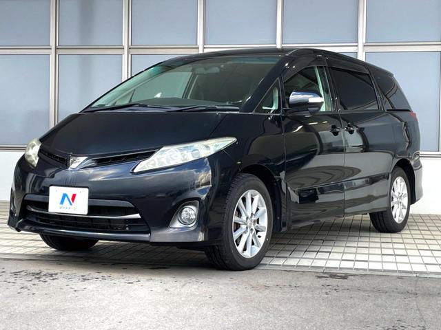 エスティマ アエラス 禁煙車 4WD 電動スライドドア SDナビ バックカメラ 寒冷地仕様 スマートキー HIDヘッド ビルトインETC クルコン 純正17インチアルミ オートライト デュアルエアコン リアエアコン(48枚目)