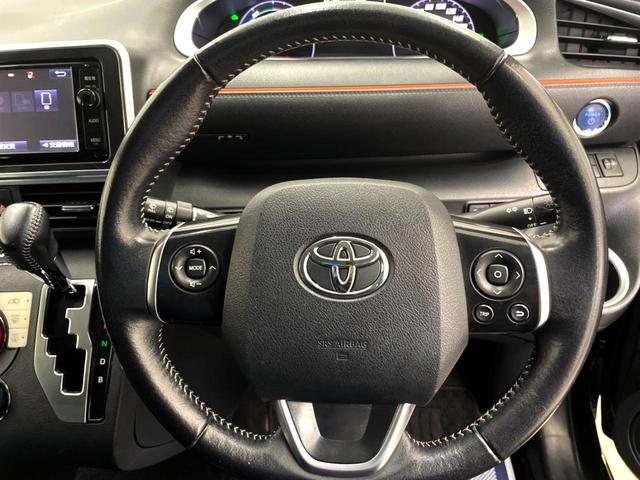 シエンタ ハイブリッドG 禁煙車 両側電動ドア 純正SDナビ バックカメラ 寒冷地仕様 衝突被害軽減システム スマートキー HIDヘッド ビルトインETC 車線逸脱警報 オートエアコン Bluetooth CD(11枚目)