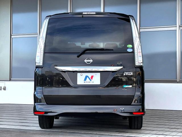 セレナ ハイウェイスター Vセレクション+セーフティ SHV 禁煙車 両側電動スライドドア 衝突軽減装置 純正ナビ ETC・Bluetooth・フルセグ LEDヘッドライト スマートキー オートライト 革巻きステアリング 地デジ プライバシーガラス オートエアコ(16枚目)