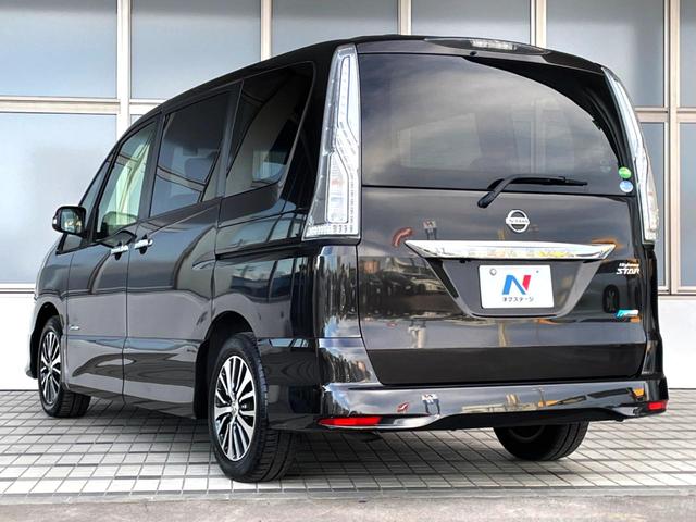 セレナ ハイウェイスター Vセレクション+セーフティ SHV 禁煙車 両側電動スライドドア 衝突軽減装置 純正ナビ ETC・Bluetooth・フルセグ LEDヘッドライト スマートキー オートライト 革巻きステアリング 地デジ プライバシーガラス オートエアコ(52枚目)