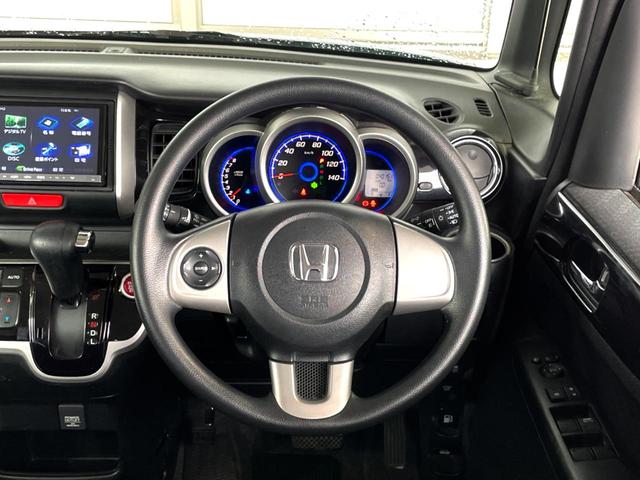 Ｎ－ＢＯＸカスタム Ｇ・Ａパッケージ　禁煙車　４ＷＤ　電動スライドドア　ＳＤナビ　ＨＩＤヘッド　純正１４インチアルミ　デュアルエアコン　Ｂｌｕｅｔｏｏｔｈ　ＣＤ　ＤＶＤ再生　フルセグ　プライバシーガラス　盗難防止装置（27枚目）