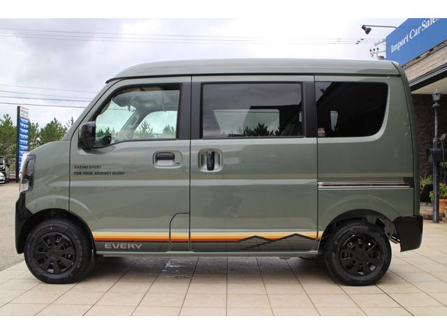エブリイ Ｊリミテッド　４ＷＤ　両側パワースライドドア　ＬＥＤヘッドライト　届け出済み未使用車　１オーナー　プッシュスタート　バックカメラ　クリアランスソナー　オートマチックハイビーム　７インチディスプレイオーディオ（9枚目）