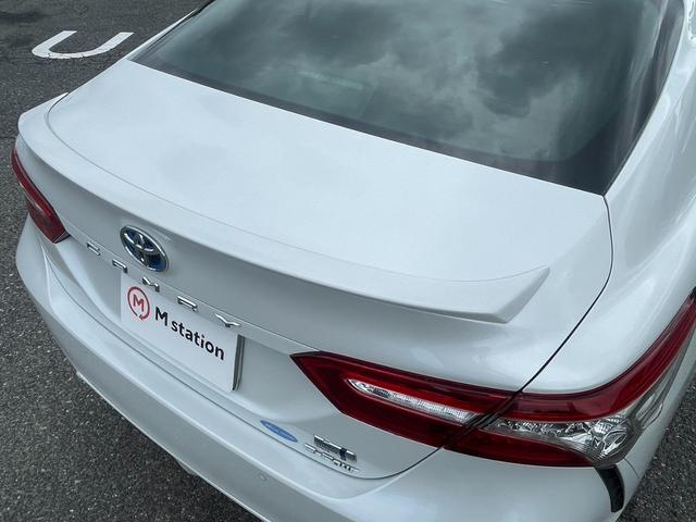 カムリ ＷＳブラックエディション　４ＷＤ　ワンオーナー　本革シート　運転席８ＷＡＹ助手席４ＷＡＹパワーシート　シートヒーター　Ｂｉ－ＢｅａｍＬＥＤヘッドライト　ＴＳＳプリクラッシュ　８型ディスプレイオーディオ　ブラック塗装１８アルミ（46枚目）