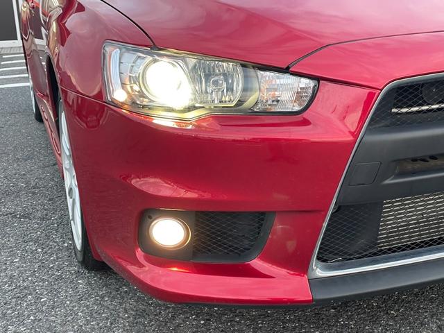 ランサー GSRエボリューションX SSTファイナル ハイパフォーマンスPKG DIATONEメモリーナビ バックカメラ クルーズコントロール ハーフレザーシート パドルシフト Bluetooth ETC HID 純正アルミ ASC(44枚目)