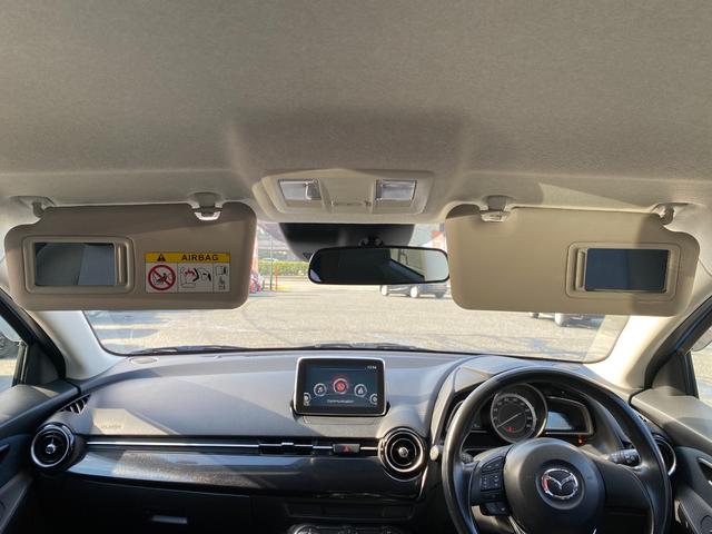 デミオ 13S 地デジTV&DVD/CDプレーヤー スマートシティブレーキ 横滑り防止 キーレス&プッシュスタート 純正15インチアルミ ETC マツダコネクトナビ Bluetooth接続(12枚目)