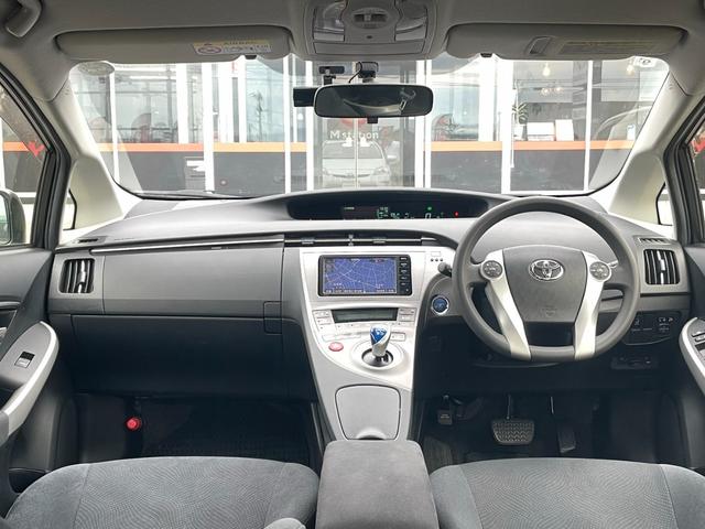 プリウス Ｓ　純正メモリーナビ　バックカメラ　地デジ　Ｂｌｕｅｔｏｏｔｈ接続　ビルトインＥＴ　ＨＩＤライト　スマートキー　社外１５アルミ　ウィンカーミラー（7枚目）