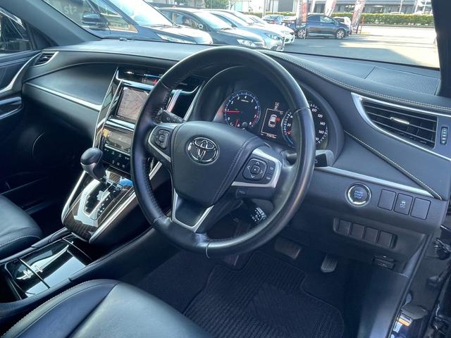 ハリアー エレガンス 4WD レーダークルーズ 衝突被害軽減ブレーキ パナソニックメモリーナビ バックカメラ LEDライト インテリジェントクリアランスソナー ヒルスタートアシスト 運転席パワーシート 純正17AW(40枚目)