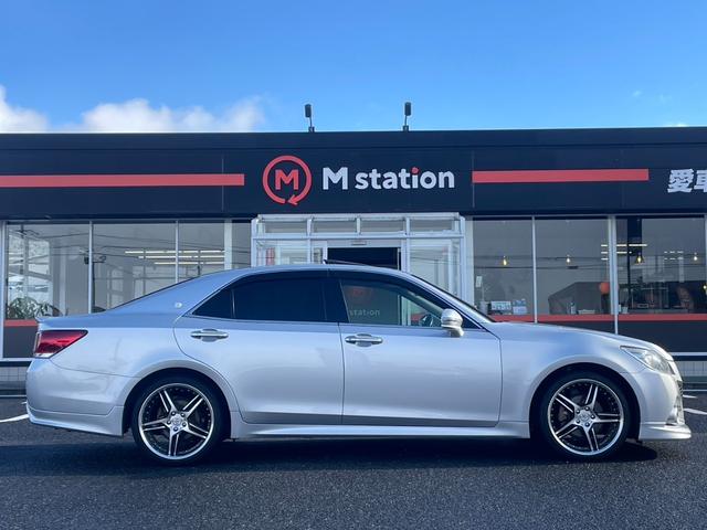 クラウン アスリートS モデリスタエアロ TEIN車高調 WORK19AW サンルーフHDDナビ バックカメラ Bluetooth HIDライト クルーズコントロール ETC Fパワーシート(4枚目)