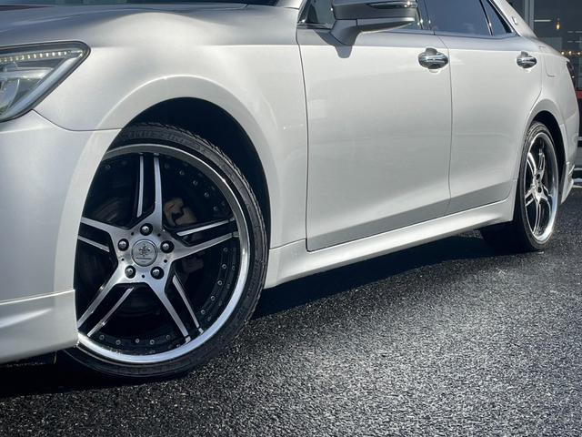 クラウン アスリートS モデリスタエアロ TEIN車高調 WORK19AW サンルーフHDDナビ バックカメラ Bluetooth HIDライト クルーズコントロール ETC Fパワーシート(8枚目)