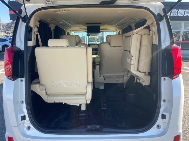 アルファードハイブリッド エグゼクティブラウンジS JBLプレミアムサウンド Wムーンルーフ 寒冷地仕様 パノラミックビューモニター TSS BSM パーキングアシスト デジタルインナーミラー エグゼクティブラウンジシート 3眼LEDライト(44枚目)