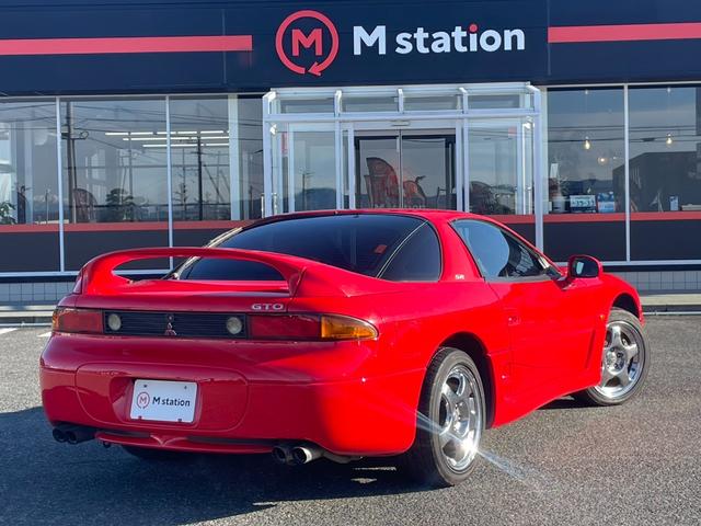 GTO SR 後期最終モデル 純正クローム17アルミ オートエアコン キーレス 革巻きステアリング プロジェクターヘッドライト フォグライト(2枚目)