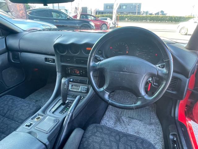 GTO SR 後期最終モデル 純正クローム17アルミ オートエアコン キーレス 革巻きステアリング プロジェクターヘッドライト フォグライト(7枚目)