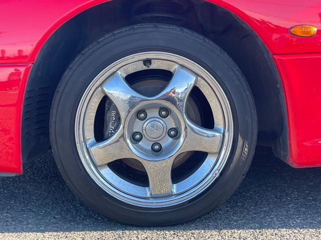 GTO SR 後期最終モデル 純正クローム17アルミ オートエアコン キーレス 革巻きステアリング プロジェクターヘッドライト フォグライト(32枚目)