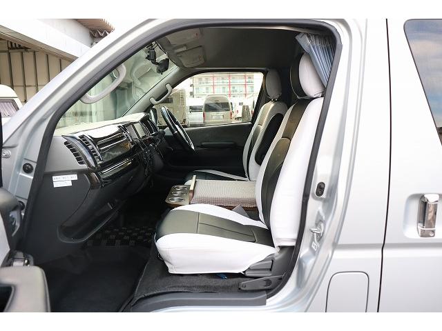 ハイエースバン キャンピングカー バンコン ホワイトハウス コンパスドルク FFヒーター DCクーラー マックスファン インバーター 冷蔵庫 リチウムイオンバッテリー 電子レンジ 外部充電(58枚目)