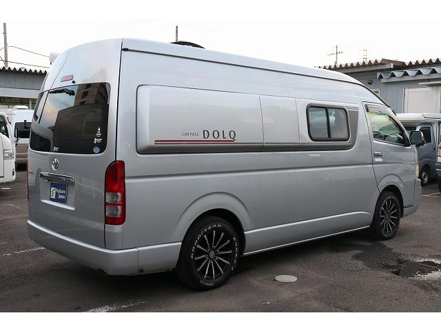 ハイエースバン キャンピングカー バンコン ホワイトハウス コンパスドルク FFヒーター DCクーラー マックスファン インバーター 冷蔵庫 リチウムイオンバッテリー 電子レンジ 外部充電(70枚目)