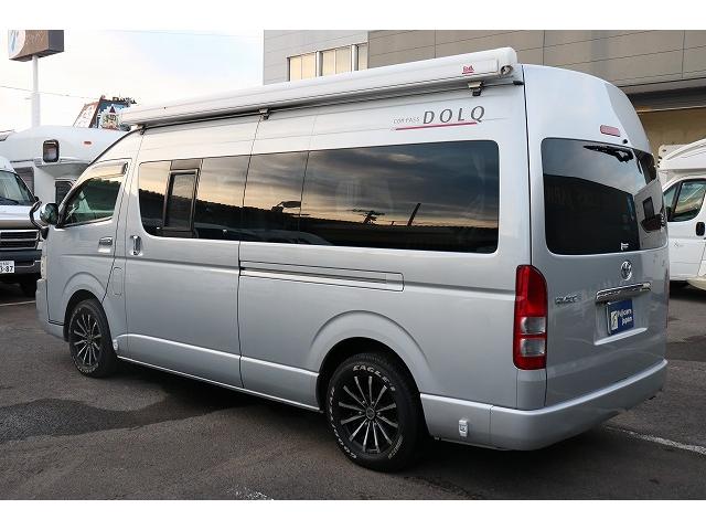 ハイエースバン キャンピングカー バンコン ホワイトハウス コンパスドルク FFヒーター DCクーラー マックスファン インバーター 冷蔵庫 リチウムイオンバッテリー 電子レンジ 外部充電(72枚目)