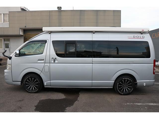 ハイエースバン キャンピングカー バンコン ホワイトハウス コンパスドルク FFヒーター DCクーラー マックスファン インバーター 冷蔵庫 リチウムイオンバッテリー 電子レンジ 外部充電(73枚目)