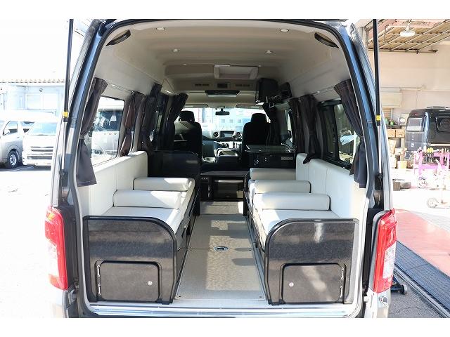 ＮＶ３５０キャラバンバン 　キャンピングカー　バンコン　ＮＶ３５０　ＦＯＣＳ　シエスタ　４ＷＤ　ＦＦヒーター　ツインサブバッテリー　走行充電　外部充電　１５００Ｗインバーター　冷蔵庫　サイドオーニング　電子レンジ（5枚目）