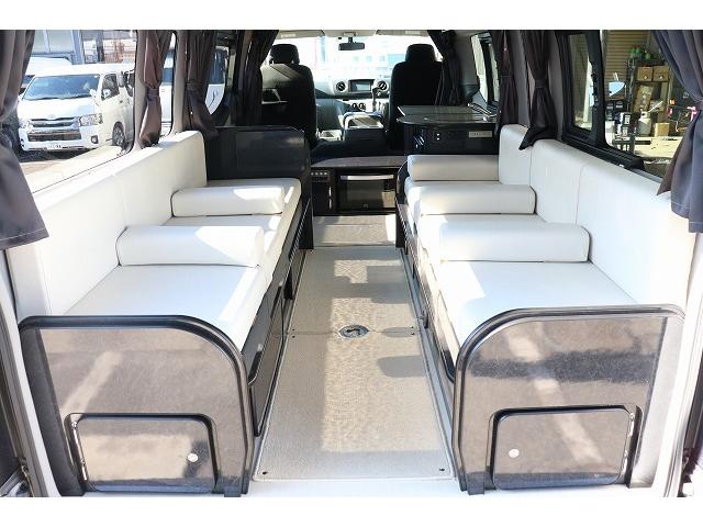 ＮＶ３５０キャラバンバン 　キャンピングカー　バンコン　ＮＶ３５０　ＦＯＣＳ　シエスタ　４ＷＤ　ＦＦヒーター　ツインサブバッテリー　走行充電　外部充電　１５００Ｗインバーター　冷蔵庫　サイドオーニング　電子レンジ（9枚目）