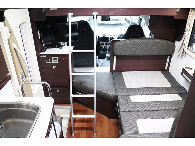 カムロード 　キャンピングカー　キャブコン　ナッツＲＶ　クレア５．３Ｘエボリューション　家庭用エアコン　ソーラーパネル　トリプルサブバッテリー　外部充電　インバーター　冷蔵庫　マックスファン　ブリッドシート（62枚目）