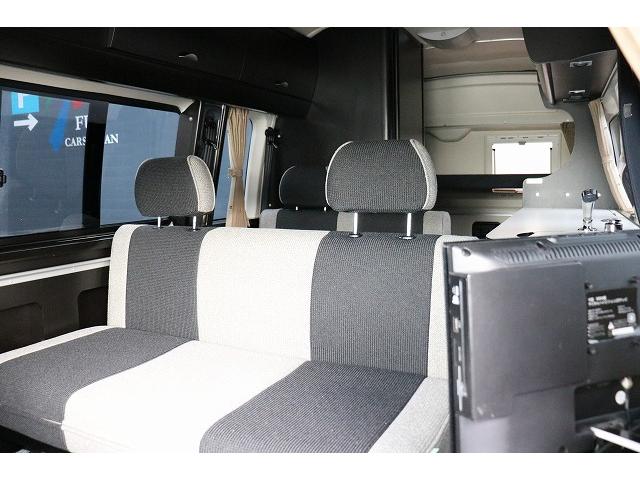 ハイエースバン キャンピングカー バンコン トイファクトリー GT ツインサブバッテリー 走行充電 外部充電 冷蔵庫 シンク 給排水ポリタンク FFヒーター 走行用リアクーラー・ヒーター バックカメラ(3枚目)