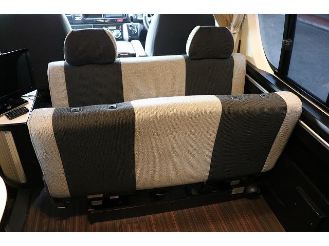 ハイエースバン キャンピングカー バンコン トイファクトリー GT ツインサブバッテリー 走行充電 外部充電 冷蔵庫 シンク 給排水ポリタンク FFヒーター 走行用リアクーラー・ヒーター バックカメラ(33枚目)