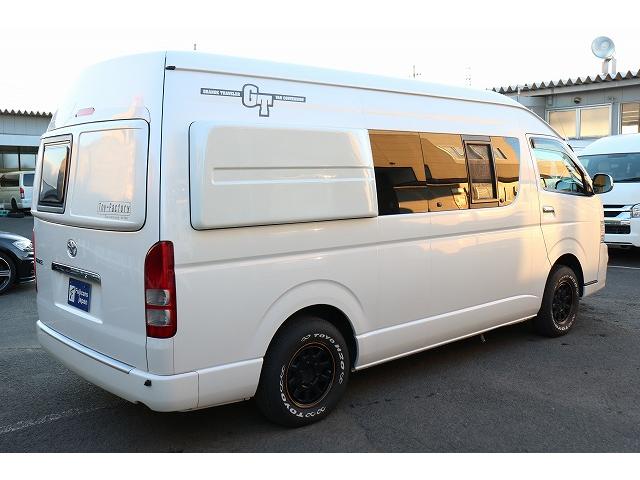 ハイエースバン キャンピングカー バンコン トイファクトリー GT ツインサブバッテリー 走行充電 外部充電 冷蔵庫 シンク 給排水ポリタンク FFヒーター 走行用リアクーラー・ヒーター バックカメラ(58枚目)