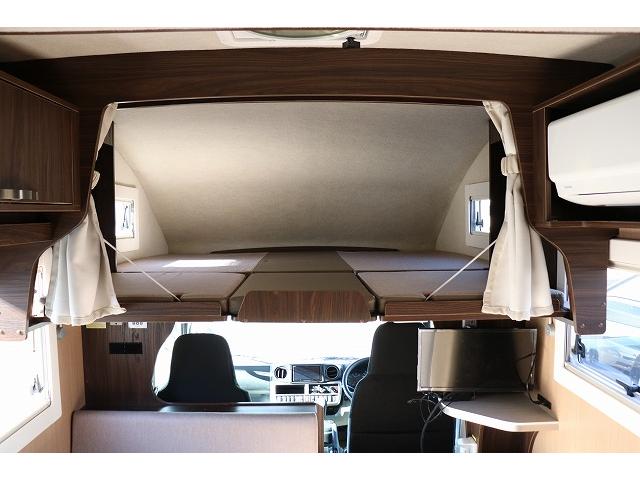 カムロード キャンピングカー キャブコン バンテック コルドリーブス 家庭用エアコン ポータブルバッテリー トリプルサブバッテリー FFヒーター 電子レンジ 冷蔵庫 マックスファン 温水ボイラー(50枚目)