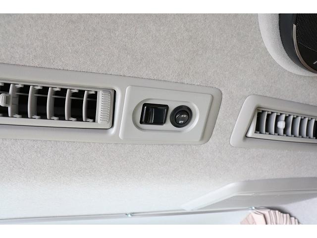 ハイエースバン 　キャンピングカー　バンコン　トイファクトリー　バレイアグランデ　家庭用エアコン　リチウムイオンバッテリー　マックスファン　ソーラーパネル　インバーター　冷蔵庫　ＦＦヒーター　電子レンジ　１９インチＴＶ（38枚目）