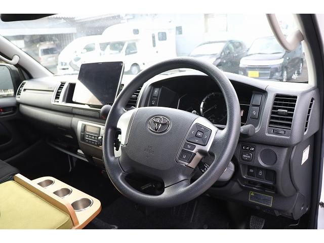 ハイエースバン 　キャンピングカー　バンコン　トイファクトリー　バレイアグランデ　家庭用エアコン　リチウムイオンバッテリー　マックスファン　ソーラーパネル　インバーター　冷蔵庫　ＦＦヒーター　電子レンジ　１９インチＴＶ（54枚目）