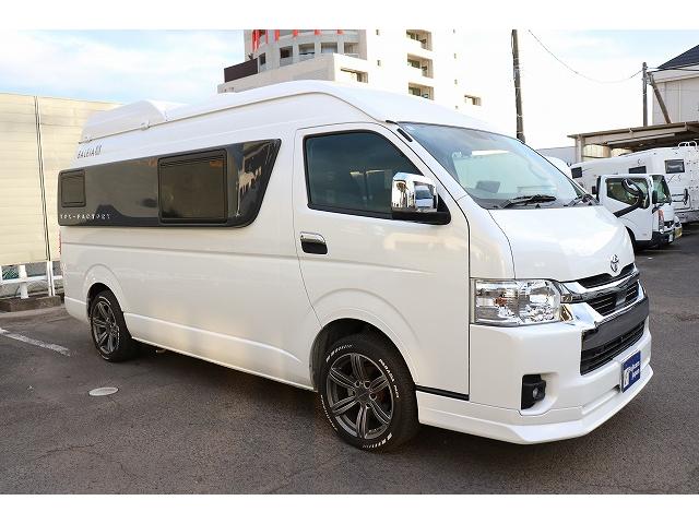 ハイエースバン 　キャンピングカー　バンコン　トイファクトリー　バレイアグランデ　家庭用エアコン　リチウムイオンバッテリー　マックスファン　ソーラーパネル　インバーター　冷蔵庫　ＦＦヒーター　電子レンジ　１９インチＴＶ（70枚目）