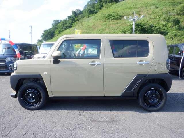 タフト Ｘ　届出済未使用車　スマートアシスト　ステレオカメラ　クリアランスソナー　レーンアシスト　スカイフィールトップ　フルＬＥＤヘッドライト　オートマチックハイビーム　電動パーキングブレーキ　Ｂカメラ（3枚目）