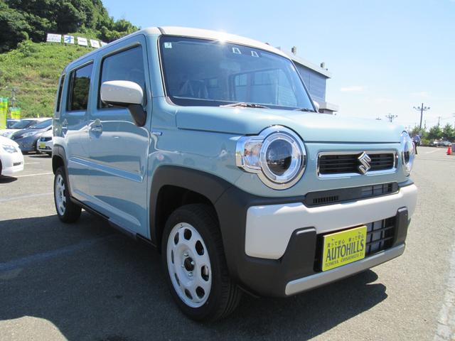 ハスラー ハイブリッドＧ　４ＷＤ　届出済未使用車　ＬＥＤヘッドライト　クルーズコントロール　シートヒーター　ヒルデイセントコントロール　衝突軽減ブレーキ　横滑り防止　レーンアシスト　アイドリングストップ　クリアランスソナー（2枚目）