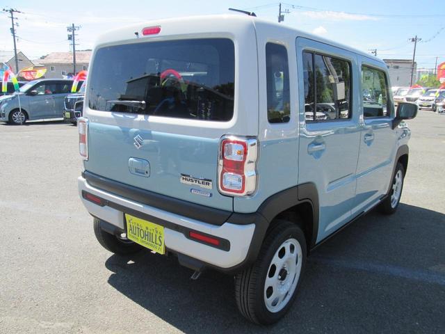 ハスラー ハイブリッドＧ　４ＷＤ　届出済未使用車　ＬＥＤヘッドライト　クルーズコントロール　シートヒーター　ヒルデイセントコントロール　衝突軽減ブレーキ　横滑り防止　レーンアシスト　アイドリングストップ　クリアランスソナー（9枚目）
