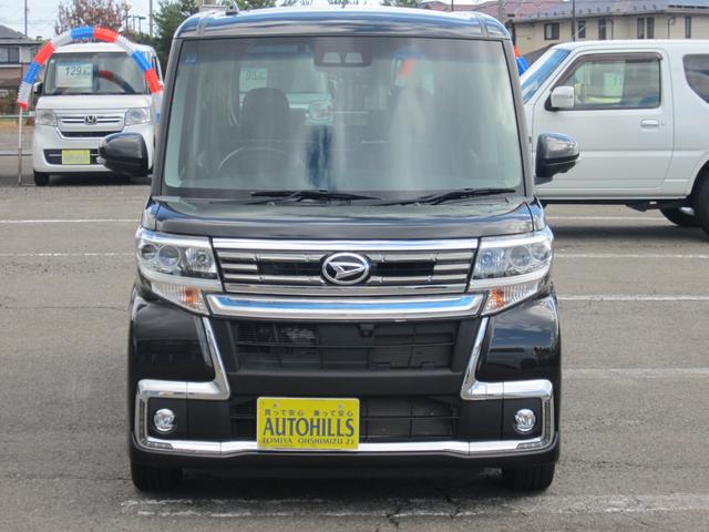 タント カスタムRS トップエディションVS SAIII LEDヘッドライト 純正8インチフルセグナビ/ブルートゥース/全方位モニター 衝突軽減ブレーキ ハーフレザーシート 両側電動スライドドア 後期型モデル(2枚目)