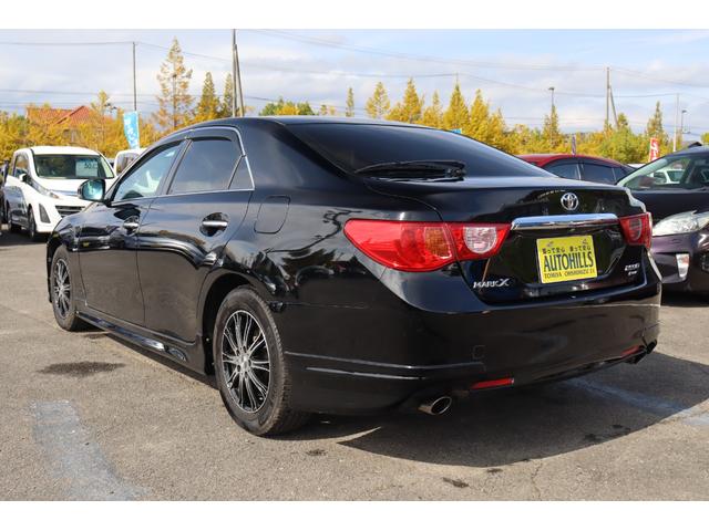 マークX 250G Fourブラックリミテッド 車検整備付 1ヶ月or1000km保証付 4WD スマートキー プッシュスタート エンジンスターター HID モデリスタフロントエアロ パワーシート フルセグナビ バックカメラ 社16アルミ(6枚目)