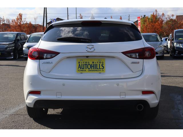 アクセラスポーツ 15XD プロアクティブ 車検整備付 1年保証付 走行距離無制限 スマートキー プッシュスタート ETC アイドリングストップ LEDヘッドライト 純正メモリーナビ フルセグTV Bluetooth バックカメラ 16アルミ(8枚目)