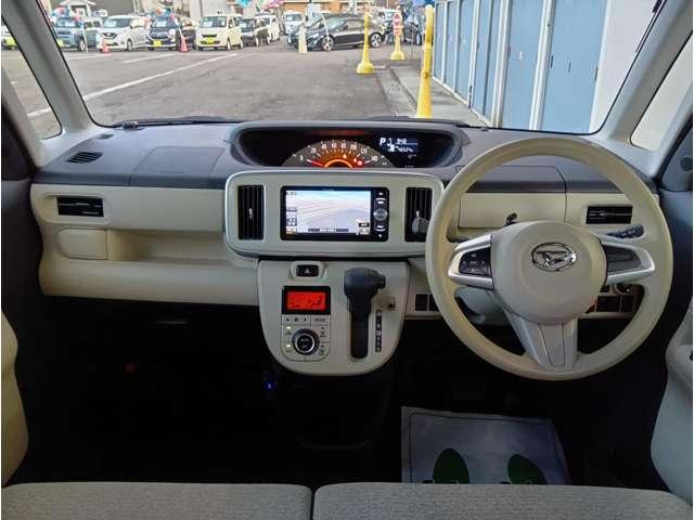 ムーヴキャンバス Ｘ　ＳＡＩＩＩ　４ＷＤ　踏み間違い防止機能　クリアランスソナー　レーンアシスト　社外ナビ　フルセグＴＶ　Ｂｌｕｅｔｏｏｔｈ　ＤＶＤ再生　ＨＤＭＩ　ＥＴＣ　全方位モニター　両側電動スライドドア　社外１４インチＡＷ（2枚目）