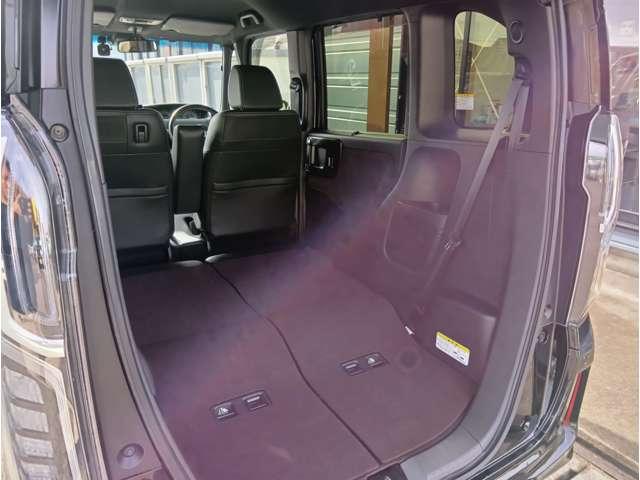 Ｎ－ＢＯＸカスタム Ｇ・Ｌターボホンダセンシング　ターボ　両側電動　クリアランスソナー　アダプティブクルーズ　パドルシフト　ＬＥＤヘッドライト＆フォグ　ハーフレザーシート　ＵＳＢソケット２個　社外ナビ　フルセグＴＶ　Ｂｌｕｅｔｏｏｔｈ　ＤＶＤ再生（51枚目）